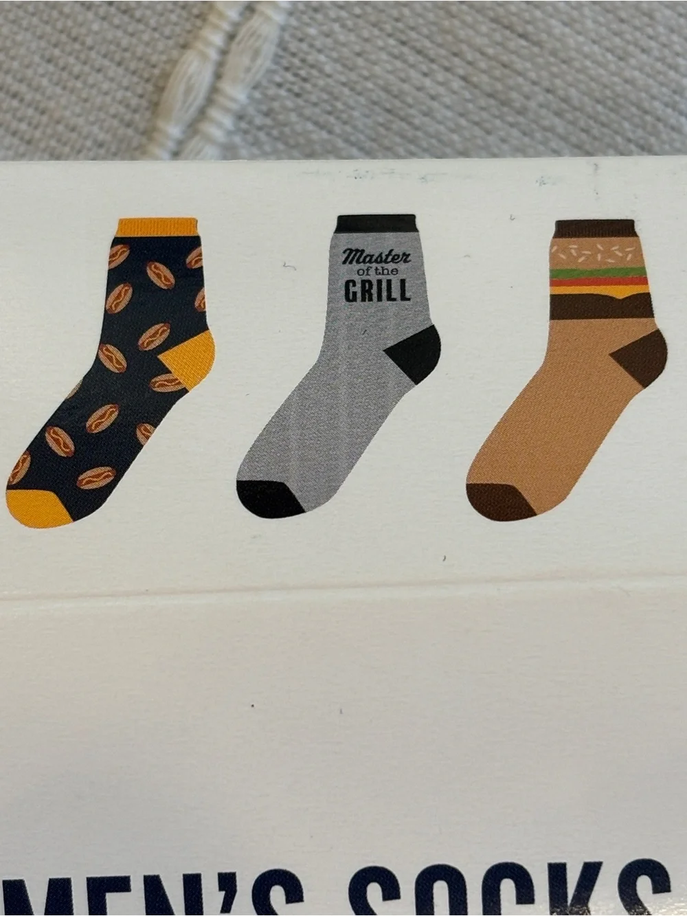NWT Men’s Novelty Grilling Socks Bundle 6 Pairs size 10-13
